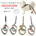 ペット用リード ペットハーネス&リード パイナップル形 猫犬通用 散歩が楽しくなる 小型猫犬 中型猫犬 ペット用品 ハーネス リードセット ハーネス 安心散歩 ...