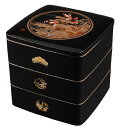 まえじゅう漆器 松竹梅 6.0 都三段重(B) 7R-615