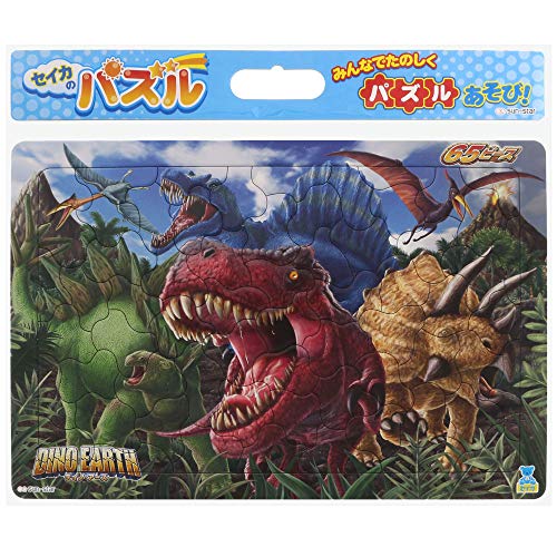 -/-/5309001A・本体サイズ: W375×H251×D4.5mm迫力満点のカッコイイ恐竜パズルを君の手で完成させよう! 裏面には恐竜の生態の説明付きです。 (.co.jpより)