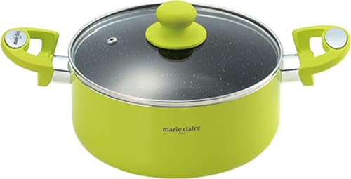 「マリ・クレール」 “カラーズ” アルミ 両手鍋 20cm MC-075R
