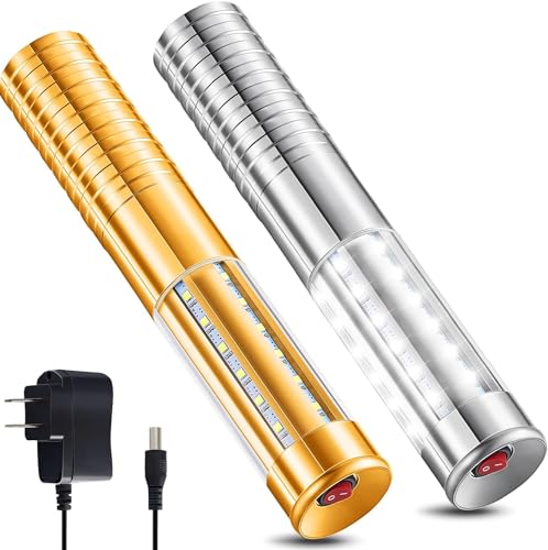 Rakuten - 2個セット LEDストロボバトンライト シャンパンボトルライト ボトルライト コンサートライト コールドスパークラー 20個のLEDライト 効果