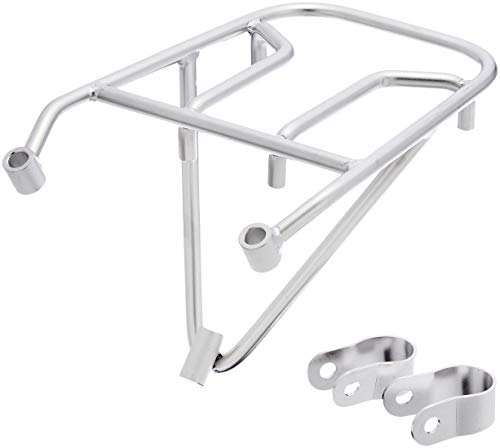 キタコ(KITACO) リアキャリア ステンレス製 キャリア寸法/長さ190mm×幅170mm 最大積載量3.0kg ジョルノ(AF77) ビー