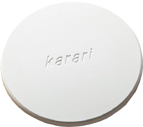 アネスティ 多孔質セラミック コースター 直径9cm ホワイト karari 丸型 ラウンド 吸水 速乾 HO2204