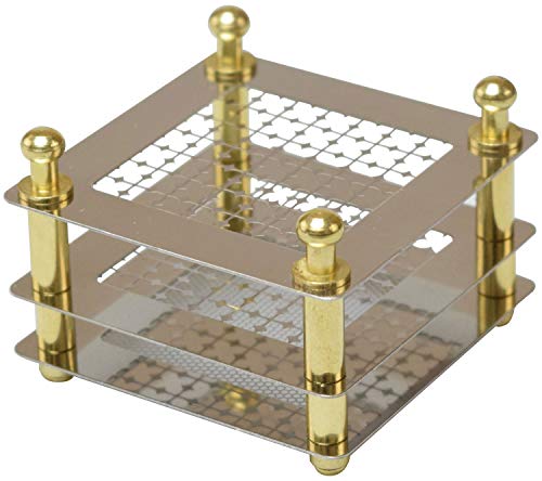 ファイン 線香立て 仏壇 仏具 灰いらず 燃えカス 残りにくい シルバー約5×5×3.7cm FIN-743