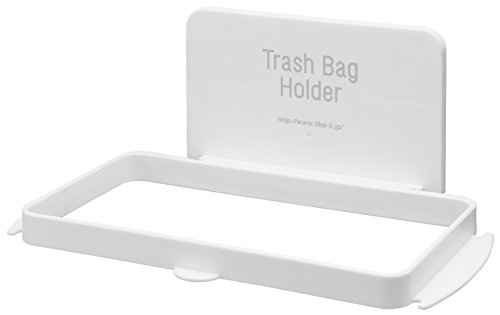 ライクイット (like-it) オフィス マグネット収納 強力マグネット デスク 棚 ゴミ袋ホルダー (吸盤付き) ニューホワイト Mag-O