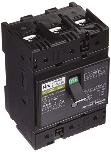 樂天商城 - 日東工業 サーキットブレーカ 協約形 NE53C 3P 4.2A NE53C3P4.2A