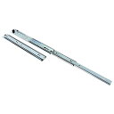 和気産業(Waki Sangyo) スライドレール 2本入(ペア) 細幅 3段引き 幅36×長さ300mm 棚 スライド 金具 引き出し WS3