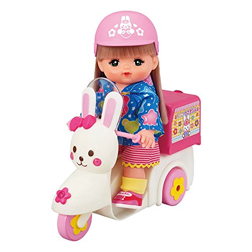 メルちゃん おせわパーツ おうちへおとどけ! うさぎさんバイク