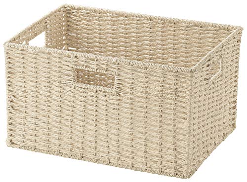 Rakuten - ちどり産業(Tidorisangyou) バスケット マルチ 商品サイズ(約):W36xD26XH20cm ペーパーバスケットフルタイプ ベージ