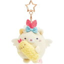 MO62401 すみっコぐらし 天使なえびてんアイドル 天使なぶらさげぬいぐるみ ねこ(3)