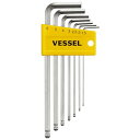 ベッセル(VESSEL) 六角棒 ボールポイント L型レンチ 7本組 8307BP