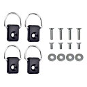 荷室フック ジムニー ハスラー N-VAN フリード エブリィ 軽バン ネジ ワッシャー付き 4セット 汎用