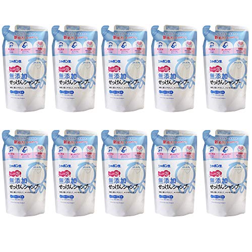 無添加せっけんシャンプー泡タイプつめかえ用 × 10個セット(4)