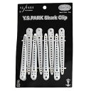 ワールド ビューティ シャーク<サメ>クリップ 8本入 シルバースクラッチ 8個 (x 1)