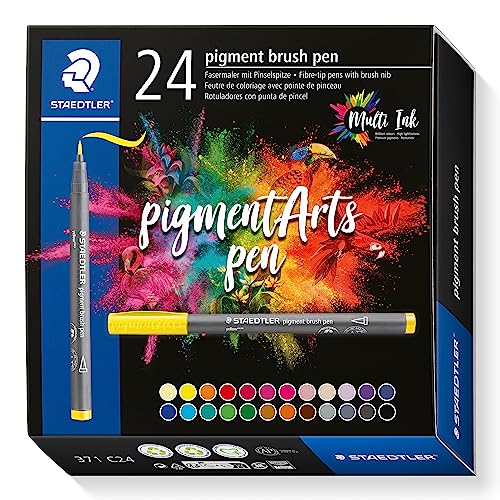ステッドラー 水性ペン ピグメントブラッシュペン 24色 1セット 371 C24