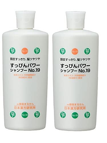 銀座まるかん 頭皮すっきり、髪ツヤツヤ すっぴんパワーシャンプーNo.19 【400×2本セット】