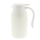 リビング 卓上ポット 0.9L 保温 保冷 ホワイト MIP