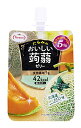 たらみ おいしい蒟蒻ゼリー 北海道メロン味 150g ×6個(4)