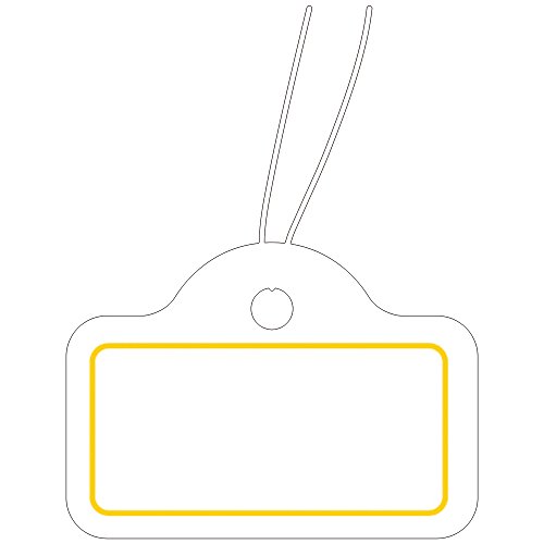 ササガワ タカ印 タグ 提札 18-1911 カバン型 ゴールド 18×25mm