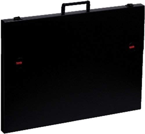 樂天商城 - キングジム 図面整理用品 デザイナーズケース 2つ折 厚み15mm A1 黒 3246-BK