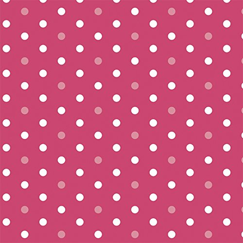 タカ印 ラッピングペーパー 49-1145 ドット柄 ミニョンピンク 半才判 50枚