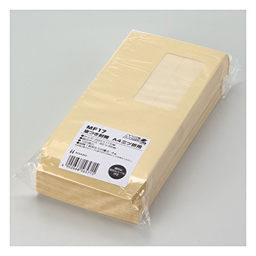 100枚クラフト紙/220x110mm/MF17・Color:クラフト紙Size:220x110mmStyle:100枚・パッケージ個数:1・100枚入り・220x110mm・窓付き封筒・封筒1枚あたりの重さ:4g・A4三つ折がぴったり入る...