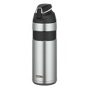 サーモス(THERMOS) 真空断熱ストローボトル FFQ-600 ブラック FFQ-600-SBK