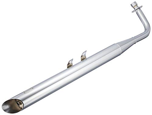 キタコ(KITACO) スラッシュカットマフラー ジャズ スチール製クロームメッキ仕上げ 103-54-1080-20