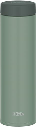 サーモス 水筒 真空断熱ケータイマグ 480 リーフグリーン パーツが少なく洗いやすい しっかり閉まるスクリュータイプ 水滴が垂れにくいパッキン