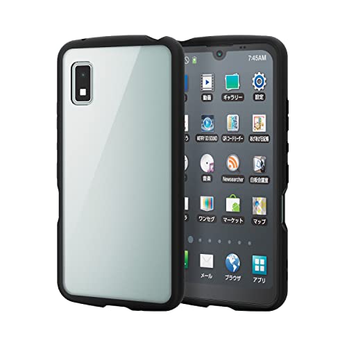 樂天商城 - エレコム AQUOS wish (SHG06) ハイブリッドケース TOUGH SLIM LITE フレームカラー ブラック PM-S212TS