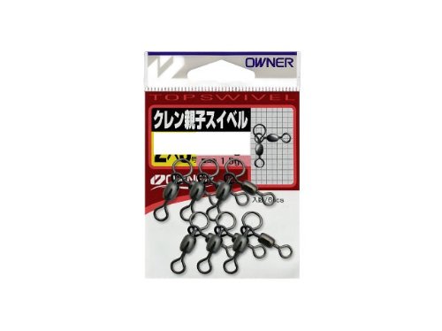 OWNER(オーナー) スイベル クレン親子スイベル 4/0-3/0号 155kg ブラック 72480