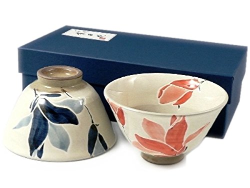 有田焼 勲山窯 もくれん 組茶碗(夫婦茶碗) 20625