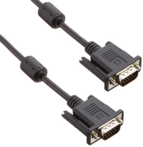バッファロー iBUFFALO ディスプレイケーブル 極細 D-Sub15:D-Sub15 コア付 黒 5.0m BSDCV50BK バッファロー iBUFFALO ディスプレイケーブル 極細 D-Sub15:D-Sub15 コア付 黒 5.0m BSDCV50BK