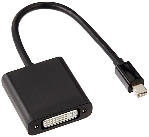 エレコム 変換アダプタ miniDisplayPort-DVI for Mac/Surface/Lenovo ブラック AD-MDPDVIBK