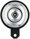 キジマ(Kijima) バイクパーツ ホーン スタンダードタイプ 90mm ロートーン 300Hz 12V車専用 汎用 クローム 304-825