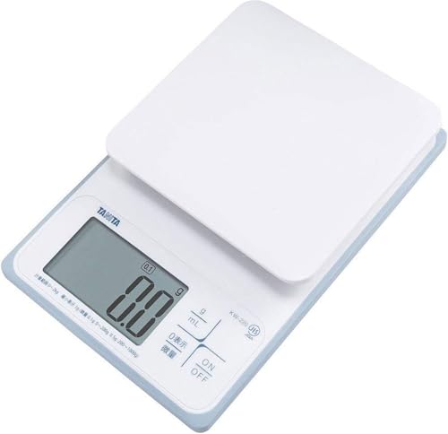 樂天商城 - タニタ クッキングスケール キッチン はかり 料理 防水 デジタル 2kg 0.1g単位 KW-220 WH 洗えるキッチンスケール ホワイト