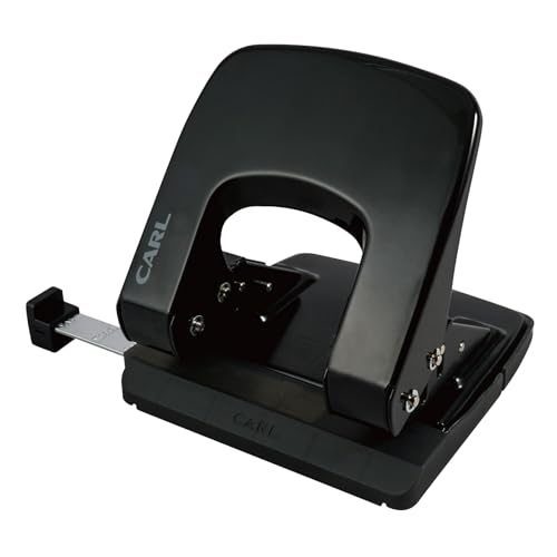 カール事務器 軽あけパンチ 小型 アリシス 2穴 35枚 シリーズ累計200万個販売 ブラック LPN-35-K