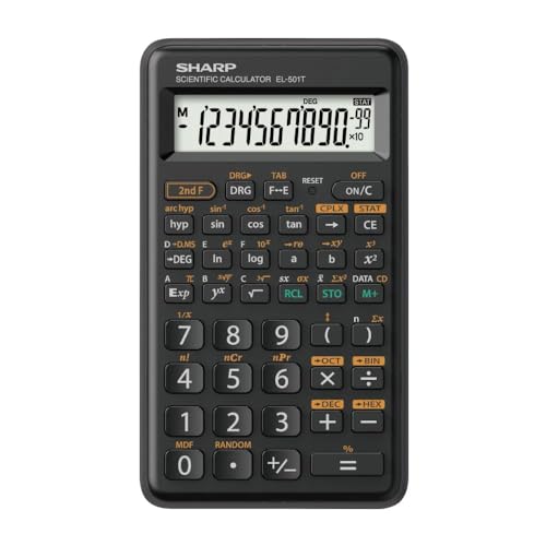 シャープ 関数電卓 シンプル＆コンパクト 73関数 入門機 ピタゴラス...