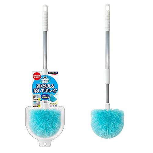 キクロン 柄付きバススポンジ バスブラシ 伸縮 柄の長さ50〜68cm 1本入 お風呂掃除 浴室洗い 浴槽 天井..