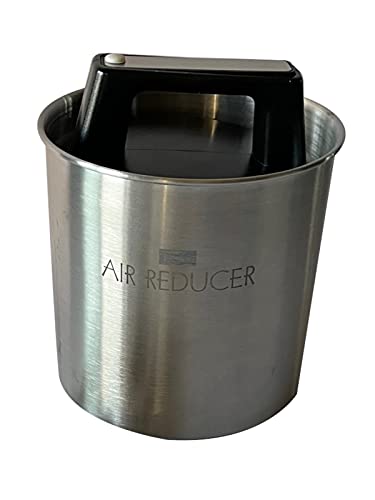 Felio 保存容器 ステンレス キャニスター 1000cc エア・リデューサー ワンタッチ操作 密閉 酸化防止 色移り心配なし F20410