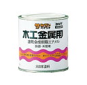 サンデーペイント 木工金属用 1/12L シロ