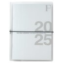 キョクトウ 手帳 2025年 2024年10月始まり FOBCOOP A5 ホルダータイプ マンスリー 白 PBF93W25