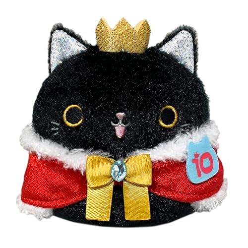樂天商城 - 三英貿易(Sanei Boeki) ねこだんご 10周年記念Ver. (くろ) W9×D8×H7cm ぬいぐるみ