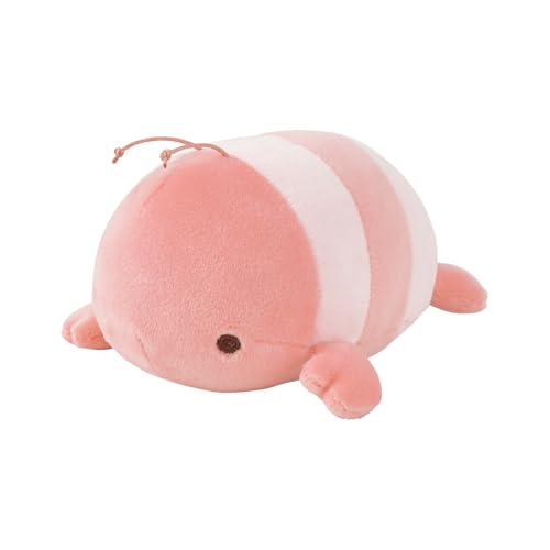 りぶはあと マスコット マシュマロアクアミエ エビ (全長約8cm) ぬいぐるみ ふわふわ 28212-24