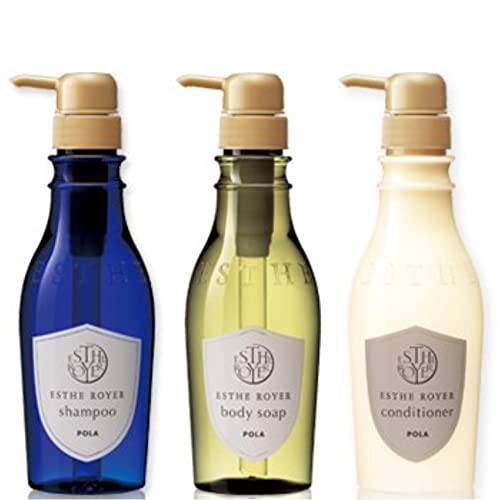 POLA エステロワイエ ノンシリコンシャンプー・コンデ・ボディソープ 3種フルセット 400x3