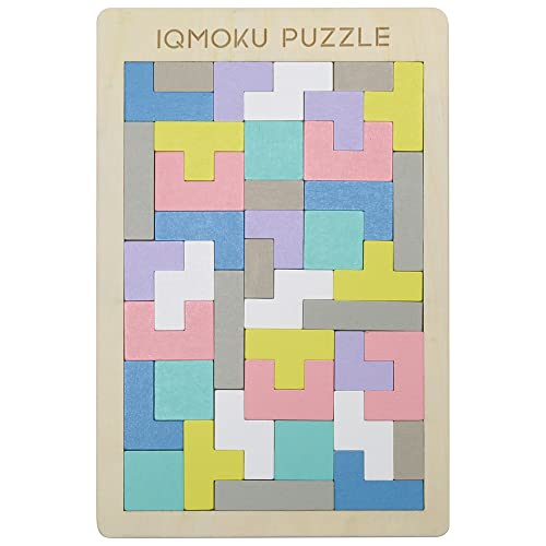 Jigsaw Puzzle - デビカ トレーニングパズル イクモク 知育パズル 四角形 40ピース 木製 113017