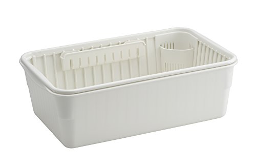 アスベル 水切りセットスリム大 「Nポゼ」 ホワイト 4328