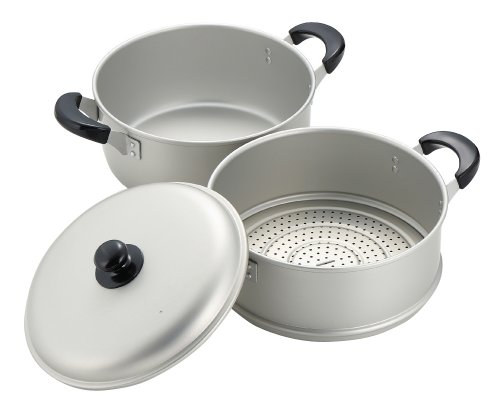 ニューセレット アルミ 2段 蒸し器 26cm H-2417