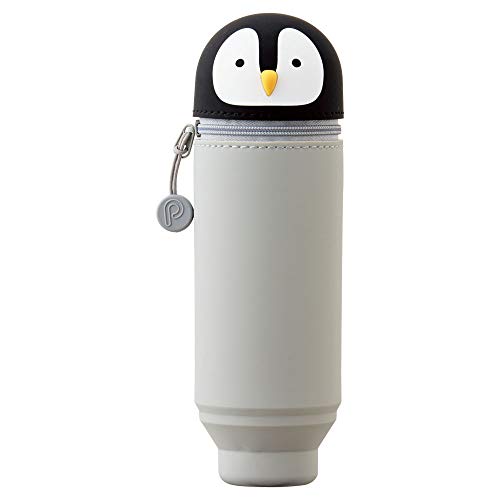 リヒトラブ スタンド ペンケース プニラボ ペンギン A7712-10