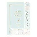 ミドリ 色紙 カラー色紙 寄せ書き A4 シール付 二つ折り 本型 水色 33293006